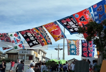 地元お祭りの一つ、暑い夏が終わったと実感します。